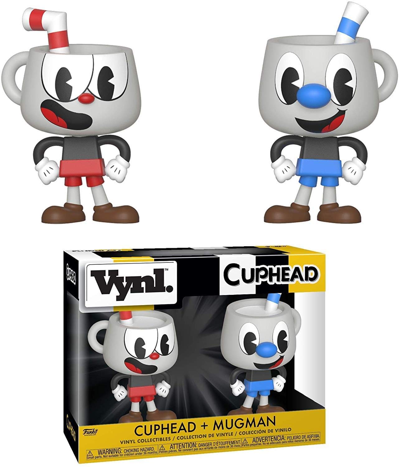 Amazon.com: Funko Vynl: Cuphead - Mugman Toy, Multicolor : Toys