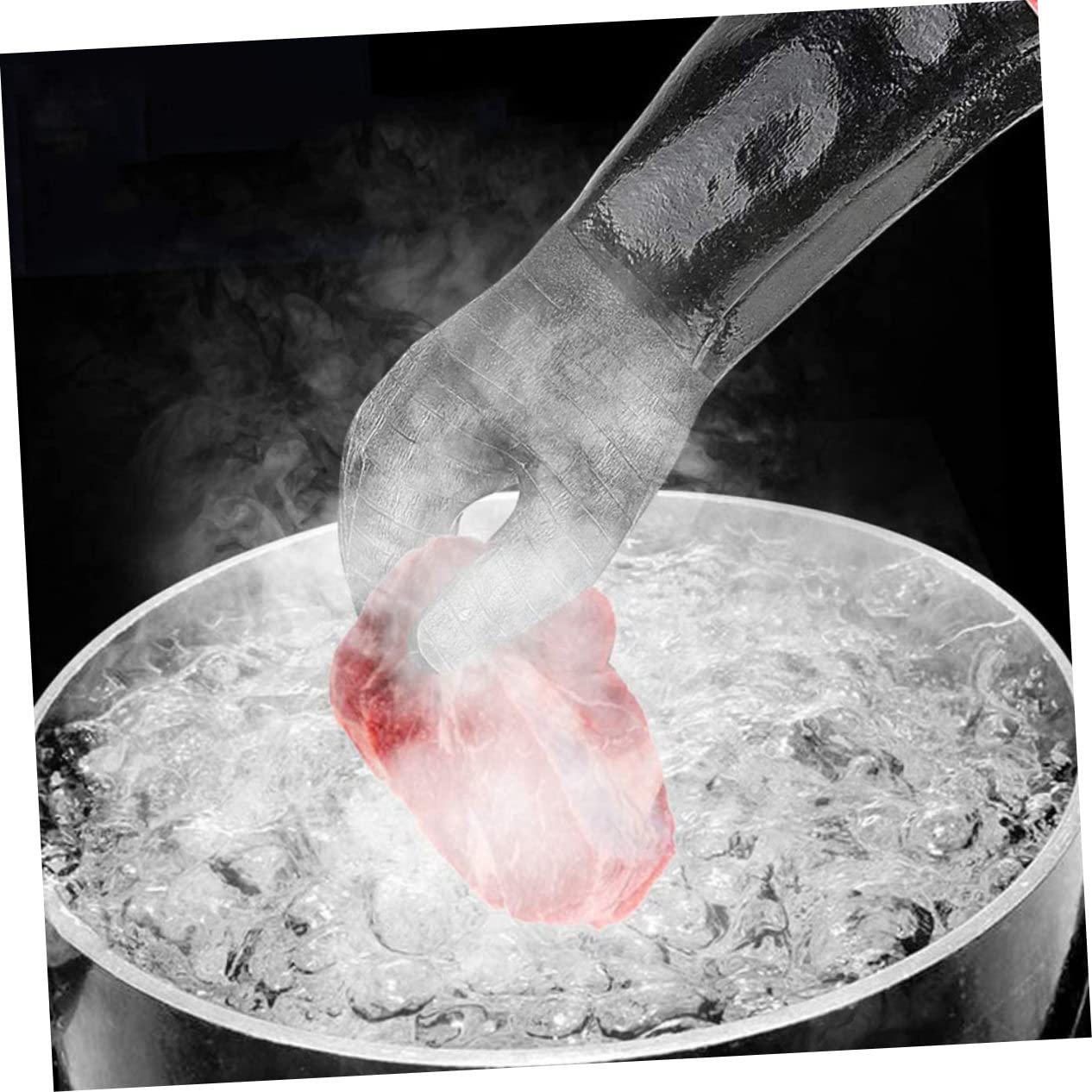 Tofficu Guanti da Forno Resistenti al Calore e Impermeabili in Neoprene Multipurpose e Lavabili in Lavatrice Nero per Cucina e Barbecue All'aperto