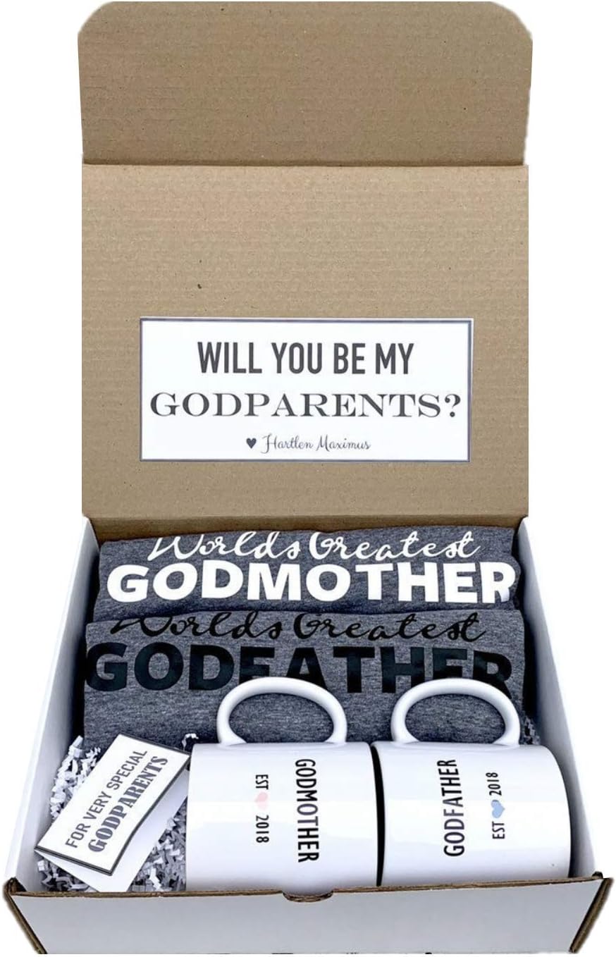 Godparent Gift - Personalized Godparent Box - Will you be My Godparents Box