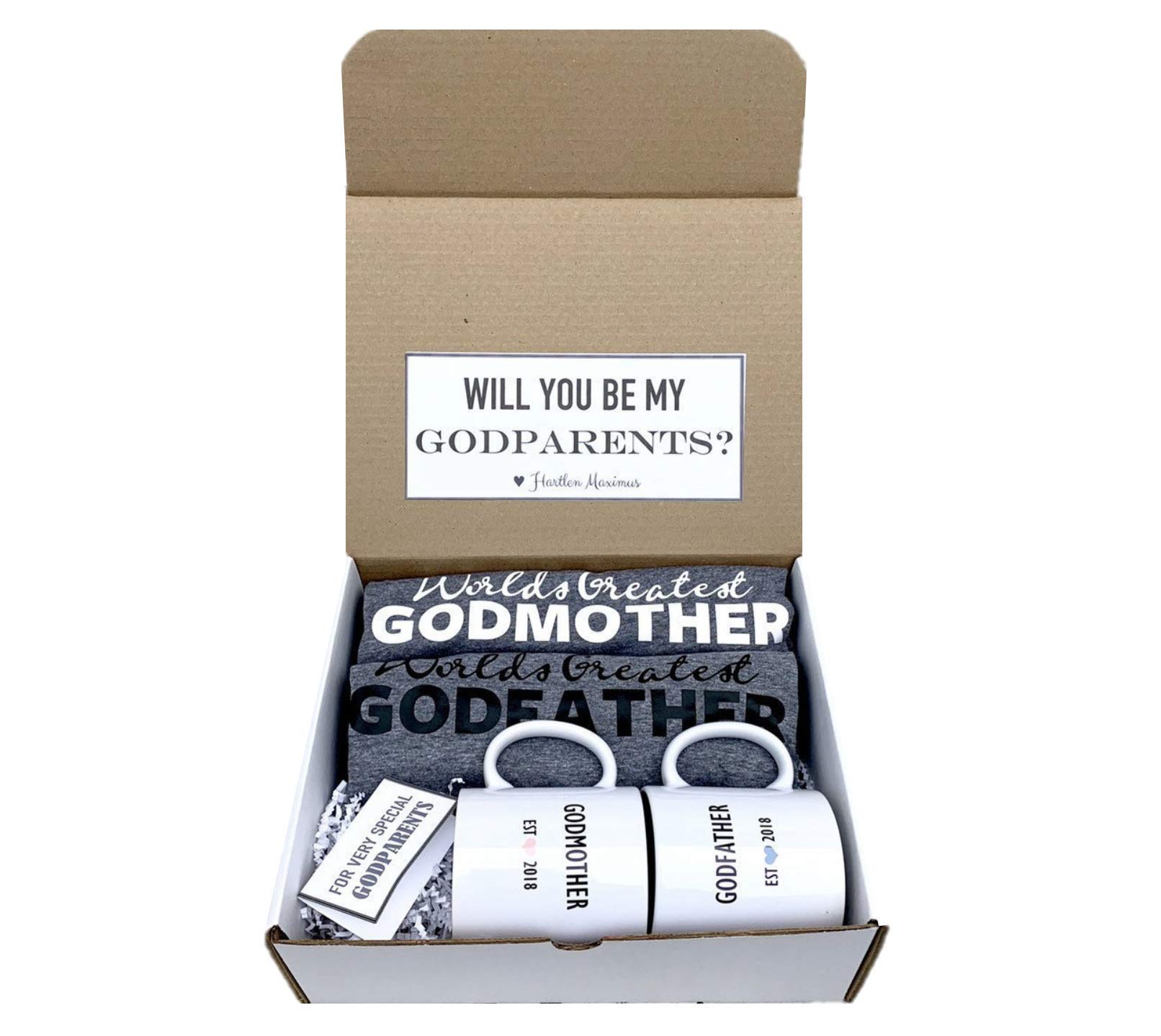 Godparent Gift - Personalized Godparent Box - Will you be My Godparents Box