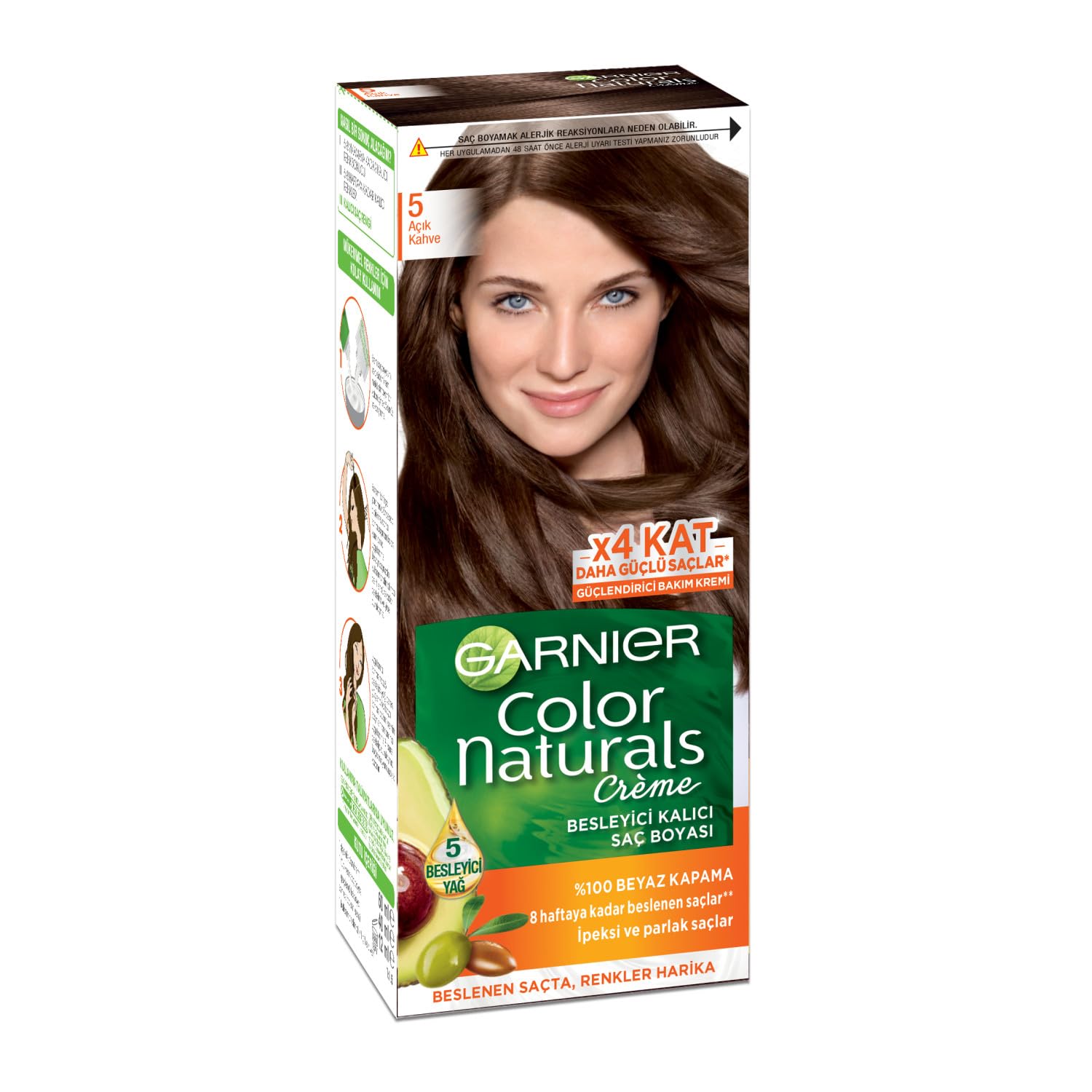 Garnier Color Naturals Saç Boyası 5 Açık Kahve