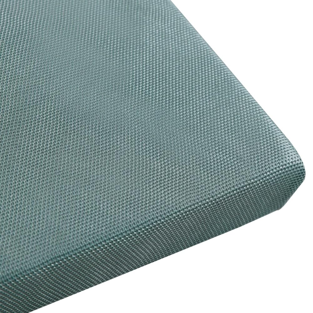 Coussin de banc imperméable vert foncé pour rafraîchir vos repas de jardin