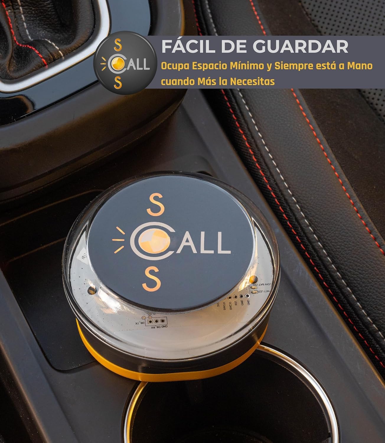 Baliza V16 | Pack 2 Luces de Emergencia V16 para Coche Homologadas DGT 3.0 con Geolocalización | Balizas SOS Conectadas | LED 360° Alta Visibilidad | Fabricadas en España | Válidas hasta 2040 — view 7