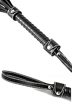 Vista 9 de RIDIN Cultivo de caballos de 18 pulgadas, látigo de 33 pulgadas, látigo ecuestre de cuero para caballos - Cultivos para caballos