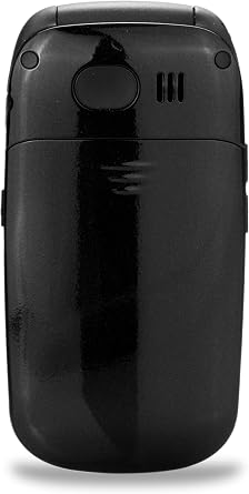 TTfone Lunar TT750 Big Button Simple Easy Clamshell Flip Mobile Phone Pay As You Go (Vodafone with £20 Credit, Black)