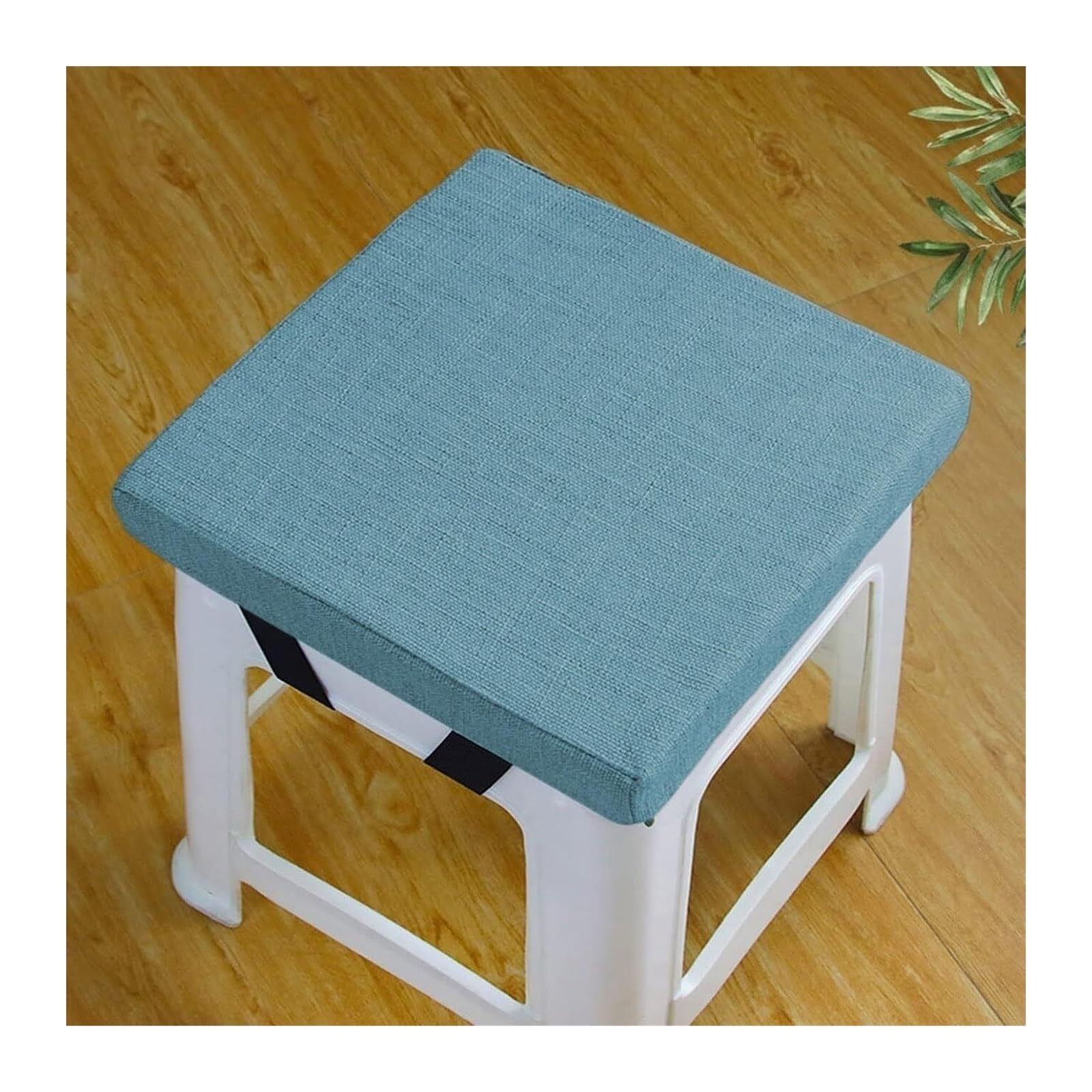 Uyeoco A8 Memory Foam Stool Cushions Square 35X35cm/40X40cm | 3Cm/5Cm/8Cm Thick | Removable Washable Cover, Seat Cushion For Dining, Kitchen, Bar Chairs(,35X35x3cm)