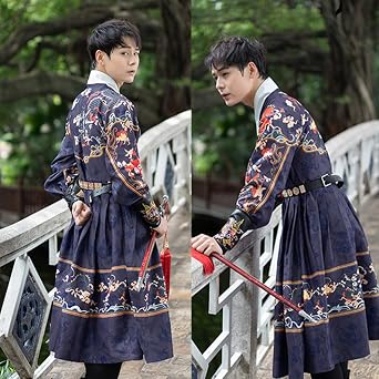 Men's Chinese Style Costume Traditional Ethnic Clothes Dress Ancient Cosplay Outfits