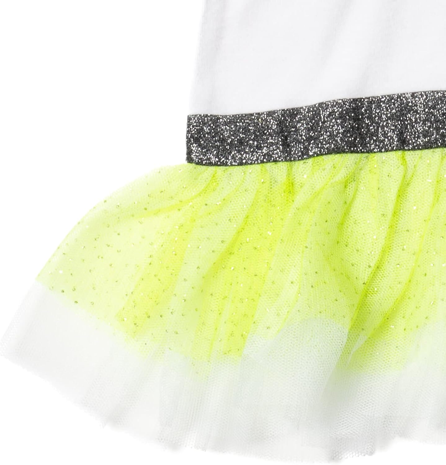 Miniatura 6 de Disney Minnie Mouse Mickey Mouse Winnie the Pooh - Vestido de camiseta con estampado de peplum para niñas con leggings de pelo para niños grandes