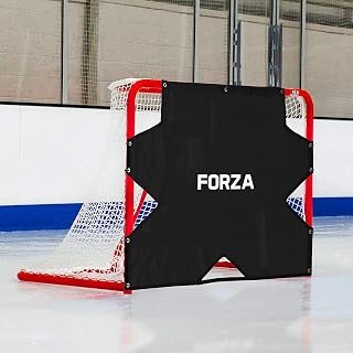 FORZA 6 x 4 Hockey Shooting Target - 5 Shooting Zone Target Trainer | Hockey Practice Equipment | Hockey Training Gear | Target Sheet for Hockey