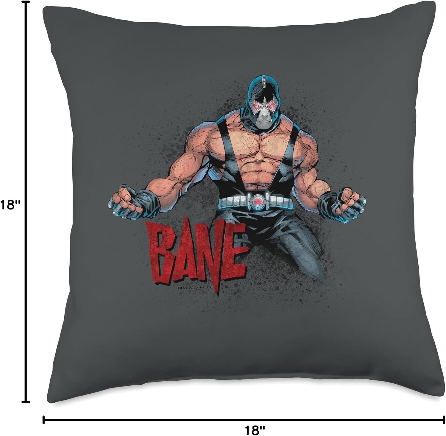 Batman Bane Flex Throw Pillow