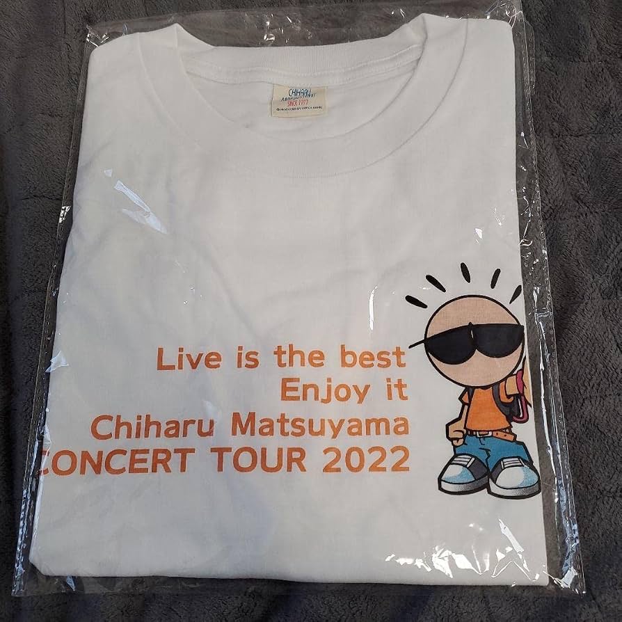 Amazon.co.jp: 松山千春 2022春 ツアーTシャツ フリーサイズ（着丈69.5