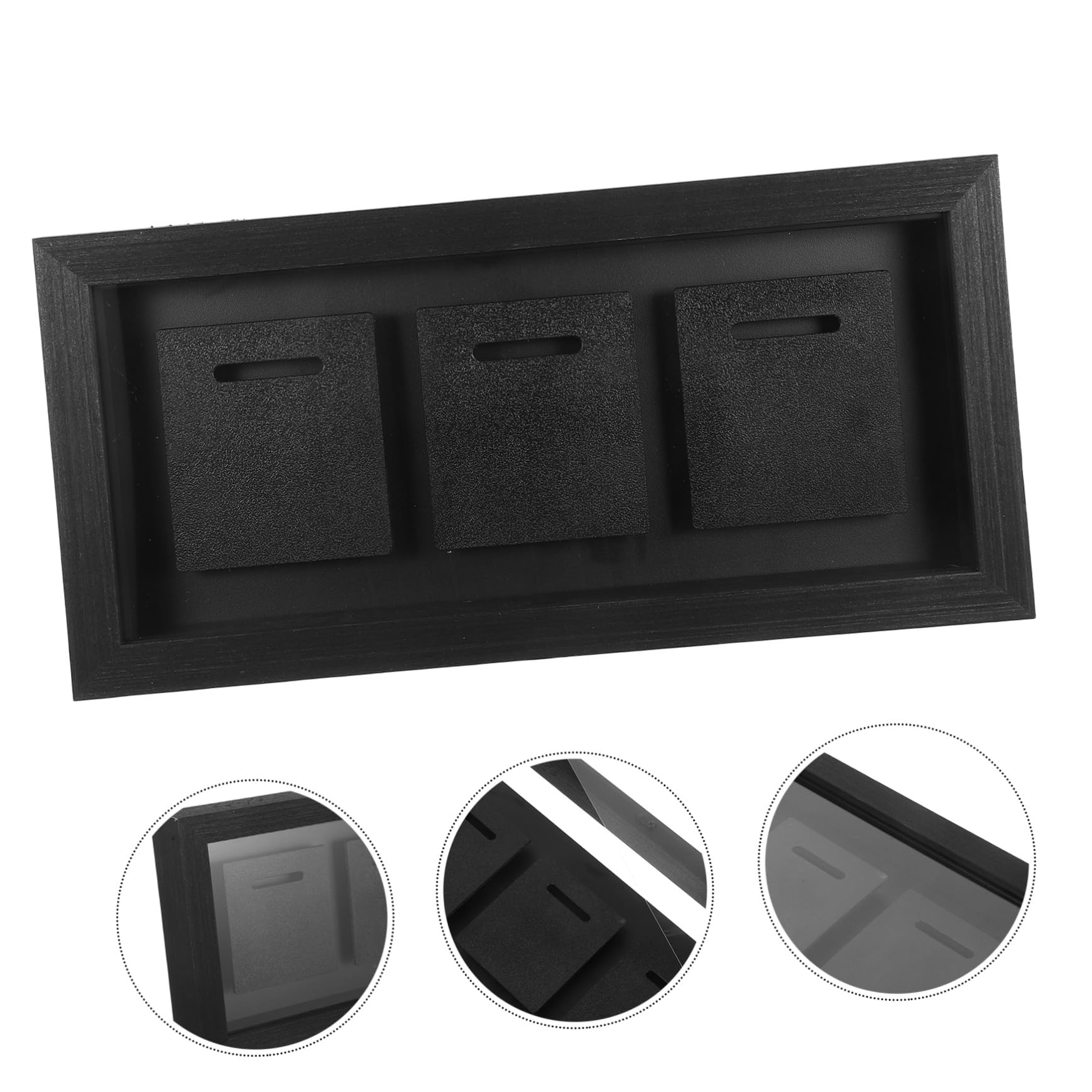 Soporte de Exhibición para Medallas de Madera de Estante de Mesa y Caja Organizadora para Medallas de Maratón y Premios Deportivos para Corredores