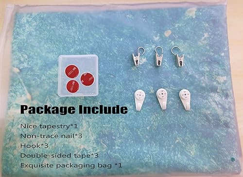 Miniatura 4 de ulogu Tapiz de flores de sol, tapiz de pared con estampado floral natural, pintura al óleo, tapiz de bosque de plantas naturales, para colgar en la