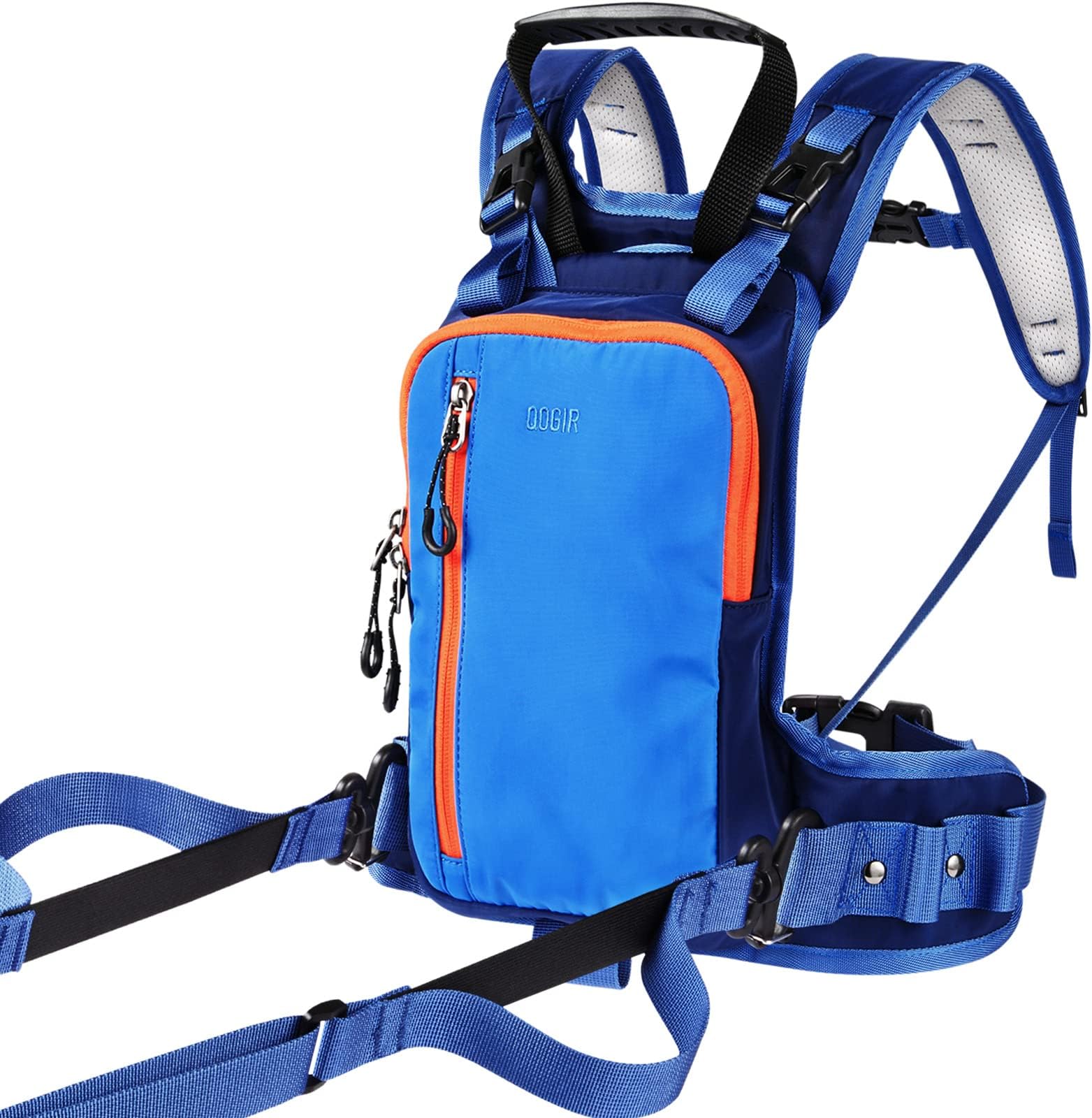 QOGIR Ski Harness for Kids: Learn to Ski Safely and Teach Your Child The Speed Control of Skiing and Snowboarding, Ski Snowboard Harness Trainer with Mini Backpack and Adjustable Seat Harness
