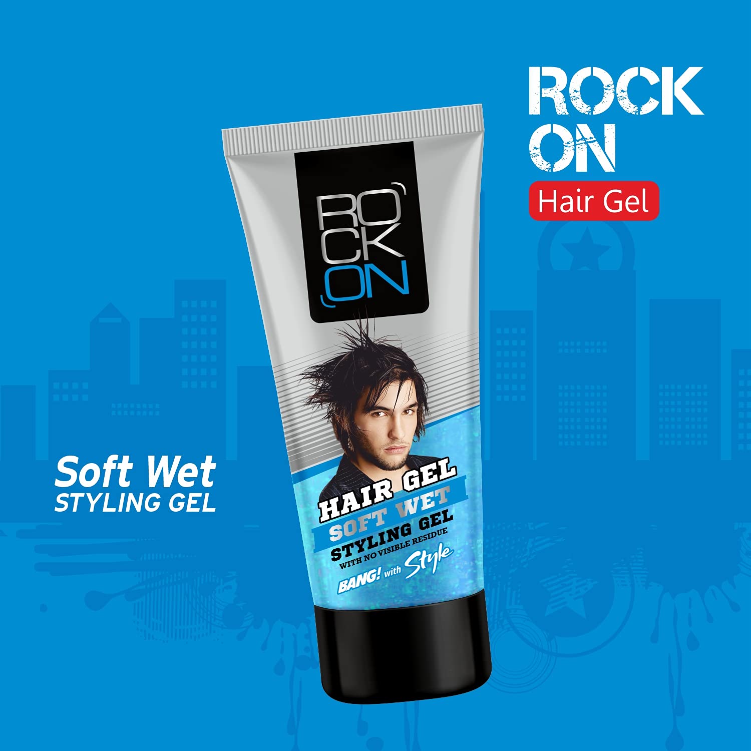 Rockan combo pack of 4 - Hair gel for men, 2PC soft weight styling gel and 2PC strong hard hold gel, 60 grams each - for wet forms and bright hair. Gift for husband and lover Rockan combo pack of 4 - Hair gel for men, 2PC soft weight styling gel and 2PC strong hard hold gel, 60 grams each - for wet forms and bright hair. Gift for husband and lover