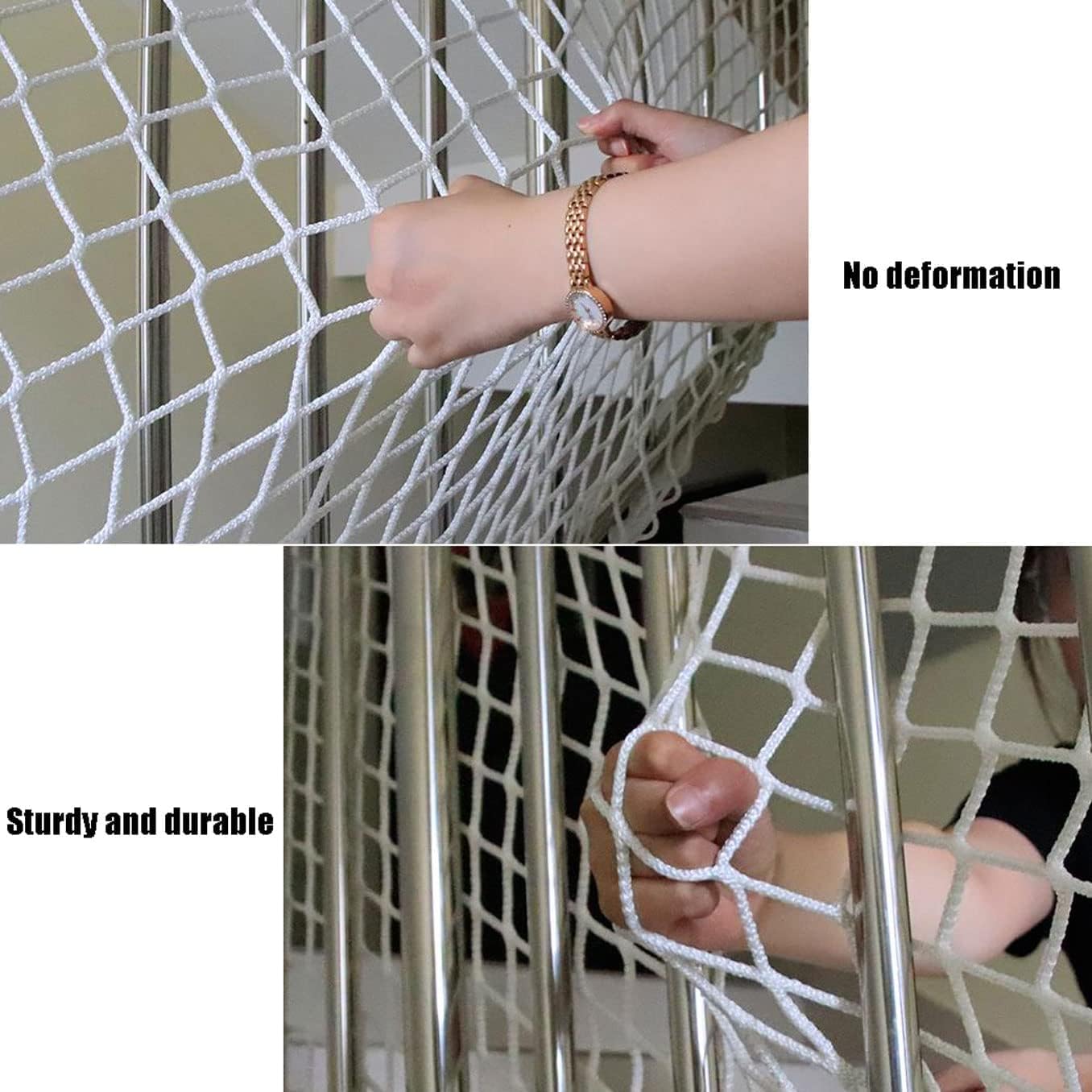 Rete di Sicurezza Rete per Gatti Scale Balcone Finestra Alloggiamento Protezione di Sicurezza per Gatti Letto Loft per Bambini Protezione Caduta Parco Divertimenti Decorazione Rete di Sicurezza