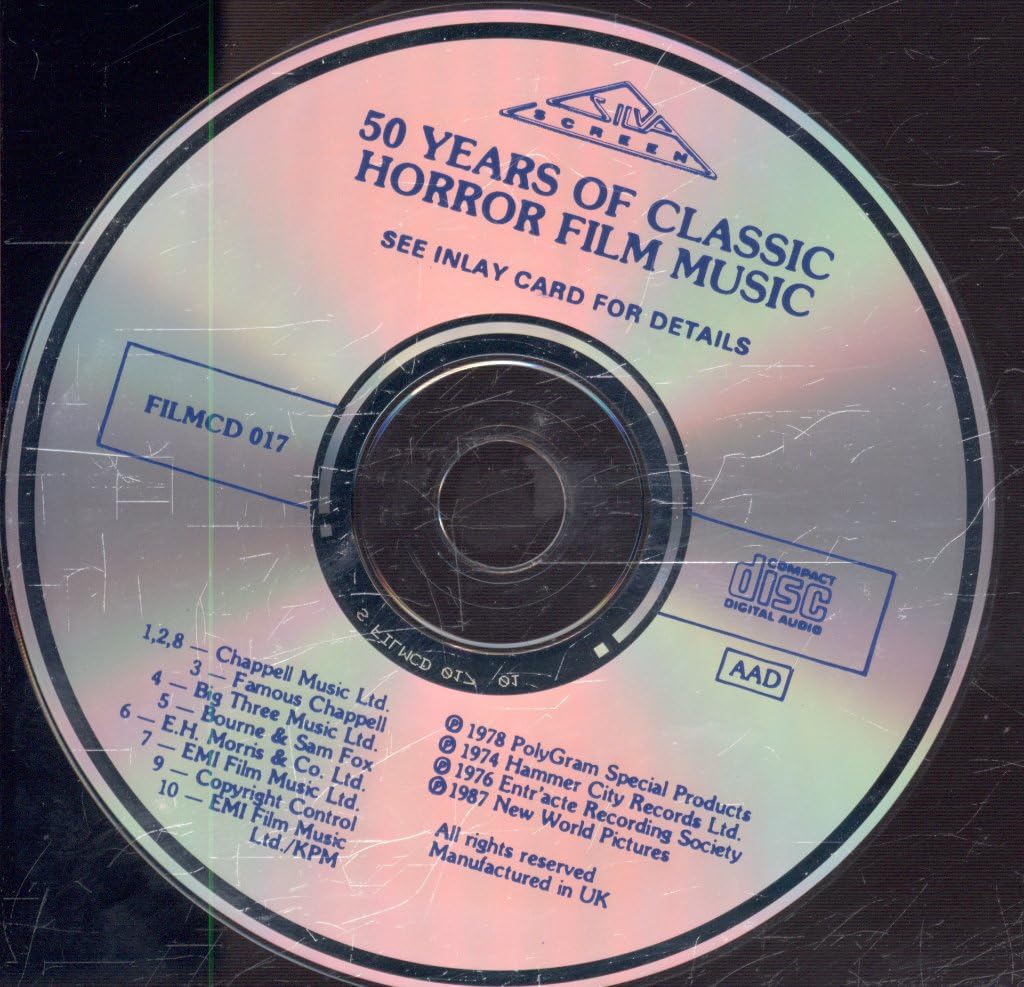 50 Years Of Classic Horror Film Music