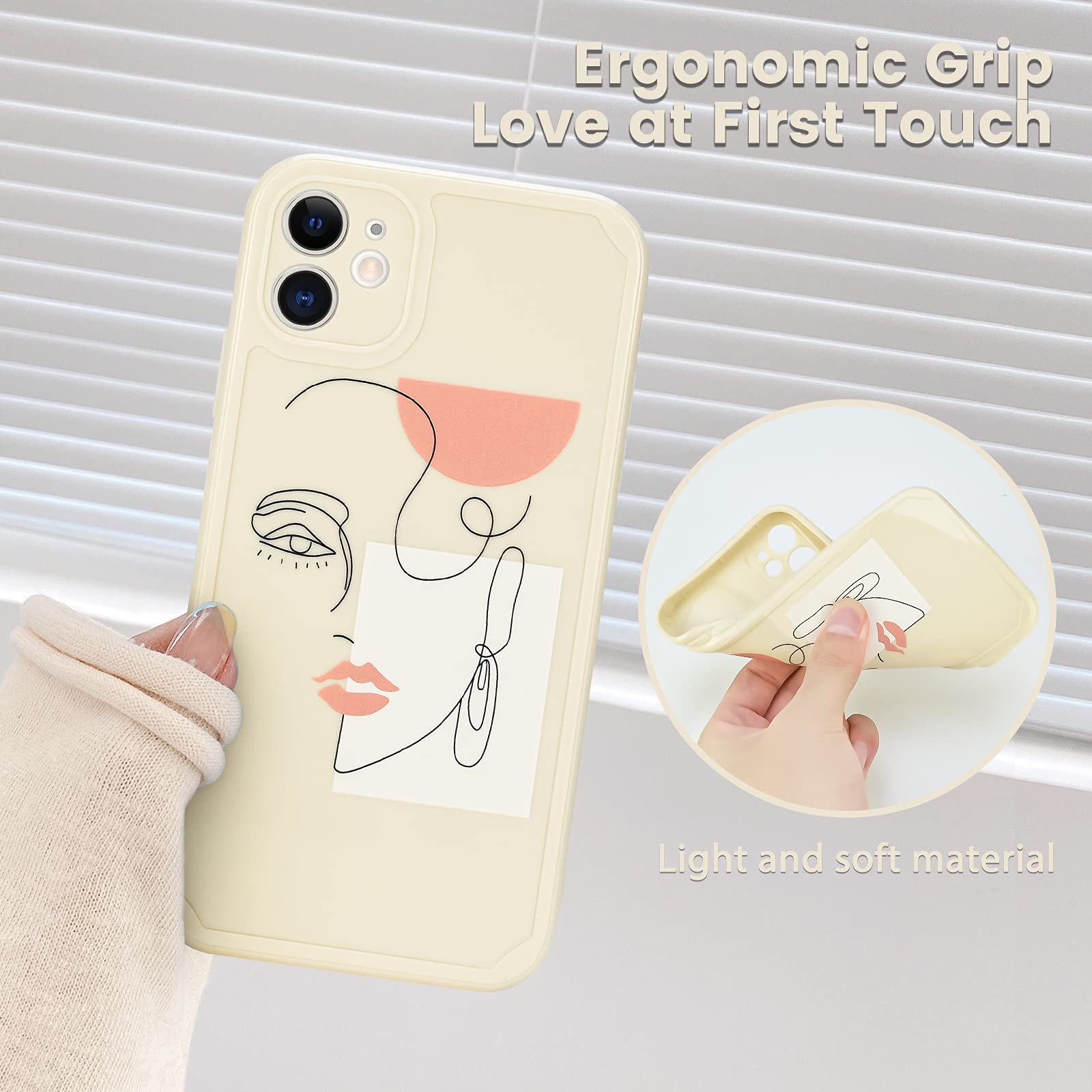 Newseego Compatible with iPhone 11 Pro Carcasa, Artistic
