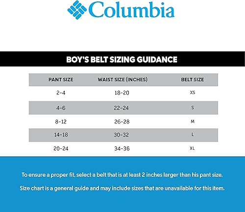 Miniatura 6 de Columbia Cinturón reversible clásico de 1 pulgada de ancho para niño
