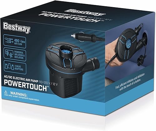 Miniatura 2 de Bestway Bomba de aire eléctrica PowerTouch ACDC