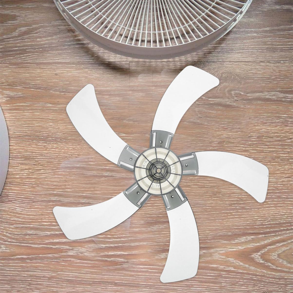 MAGICLULU 1 Set accessorio ventilatore da pavimento ventilatore elettrico Ventilatore per esterni pale del ventilatore in piedi pala del ventilatore parti del ventilatore plastica Light Grey
