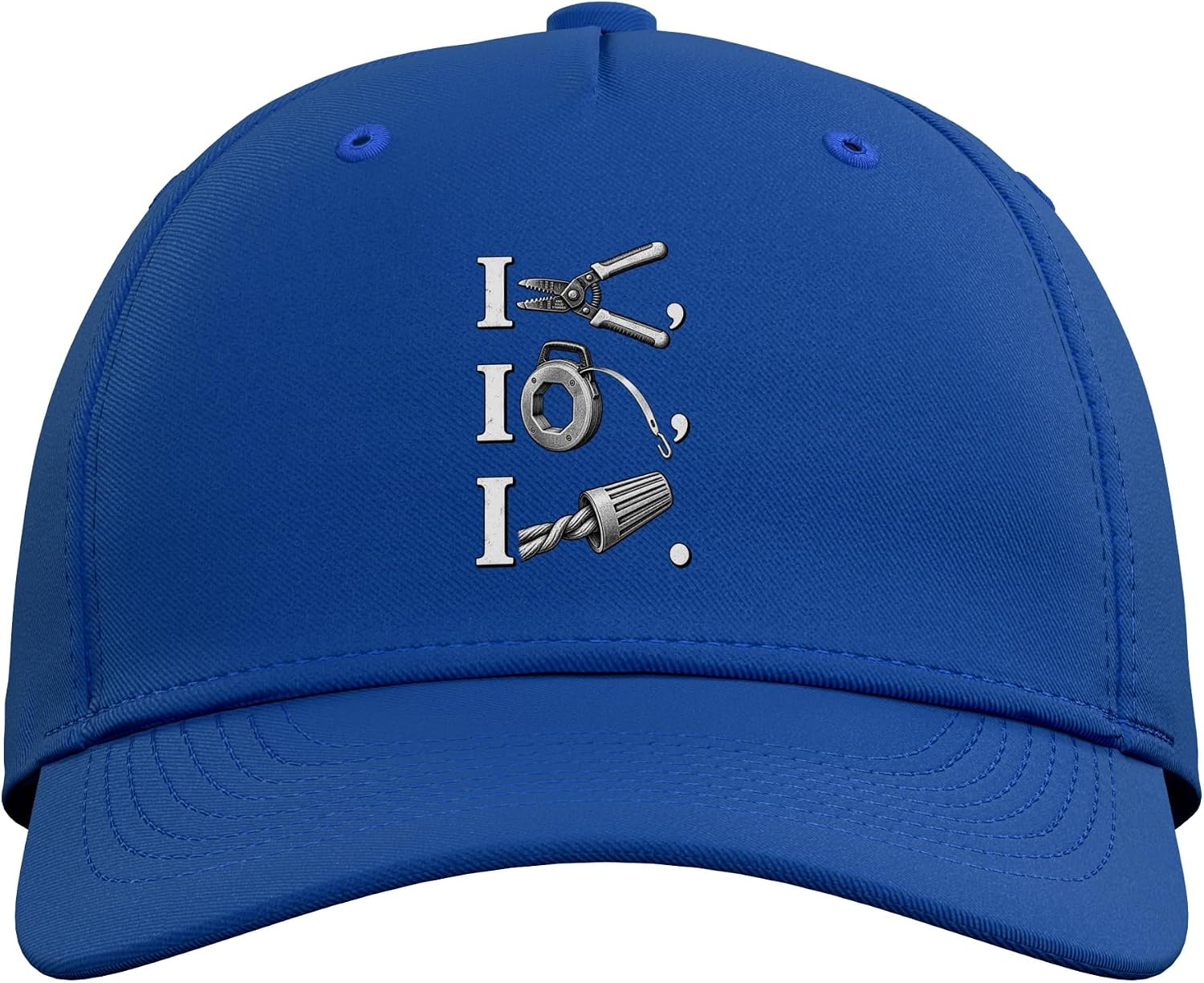 Funny Electrician Tools Humor Lineman Adjustable Baseball Hat image 2