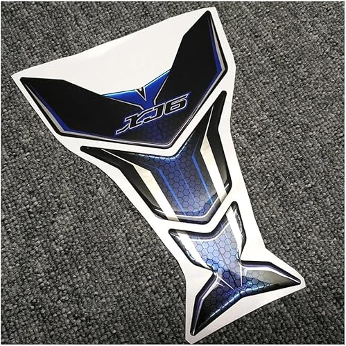 Miniatura 7 de Calcomanías de motocicleta para Ya&maha XJ6 XJ600 XJ 600 Diversion Tank Pad Protector Fish Bone Stickers Emblema Insignia Logo Motocicleta TankPad