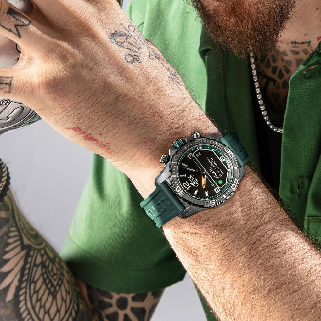 LOTUS Montre Intelligente Homme Hybride Connected D Caoutchouc - Analogique Intelligent 20000 - Contrôle Musique, Compteur de Pas, Notifications et Rejet d’Appels - Jusqu’à 10 Jours d’Autonomie