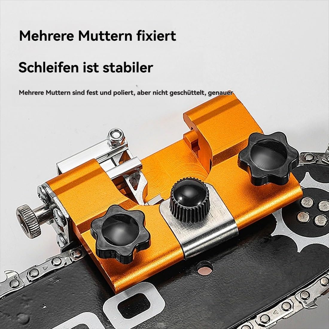 Klampero Kettenschärfer, 2026 Neu Original Universal Kettenschärfer, Tragbar Handkurbeln Kettensägenschärfer, Ergonomisches Systemdesign, Schnell Und Effizient, für Alle Kettensägen(A,L)
