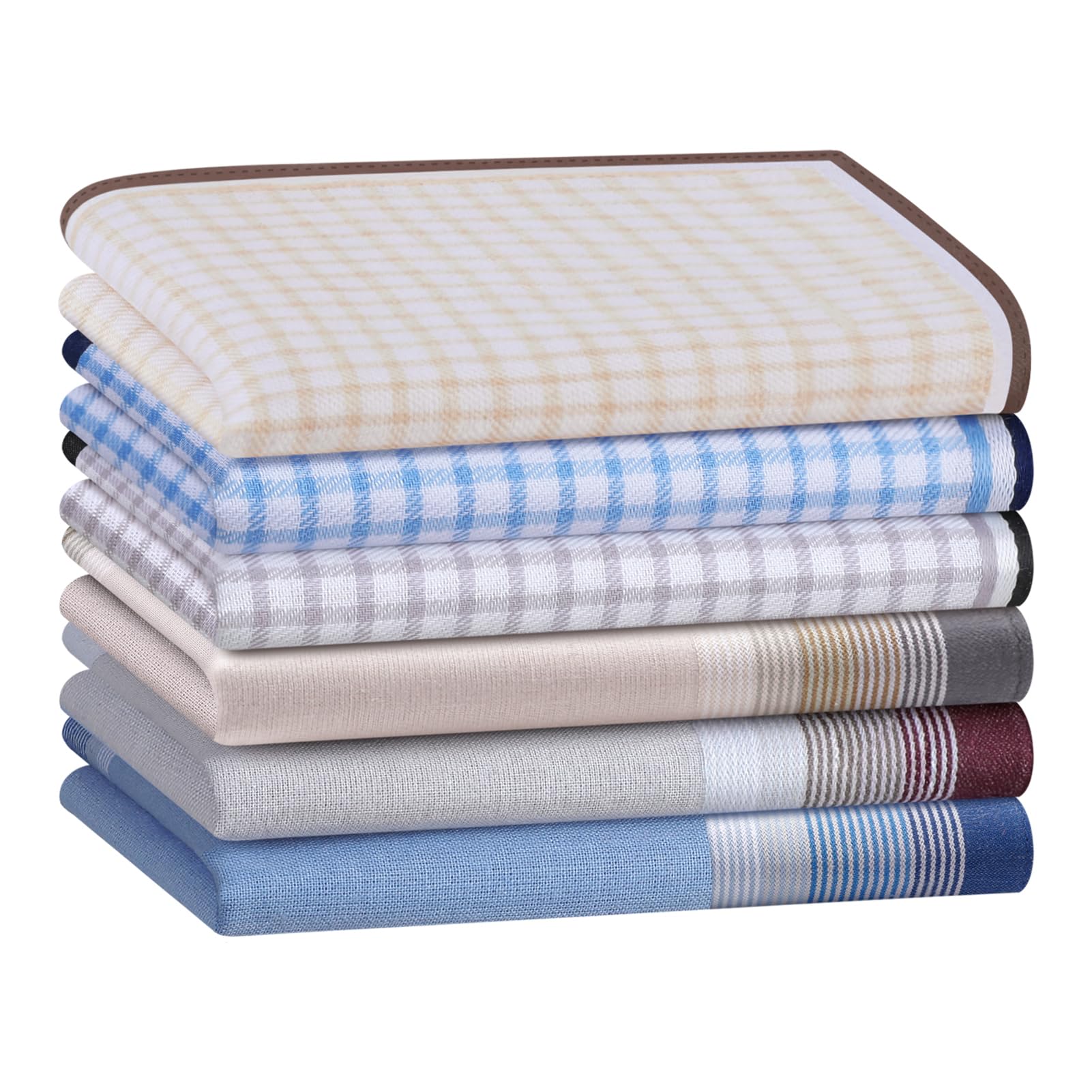 HOULIFE Bestickte Taschentücher für Damen Baumwolle Vintage-
