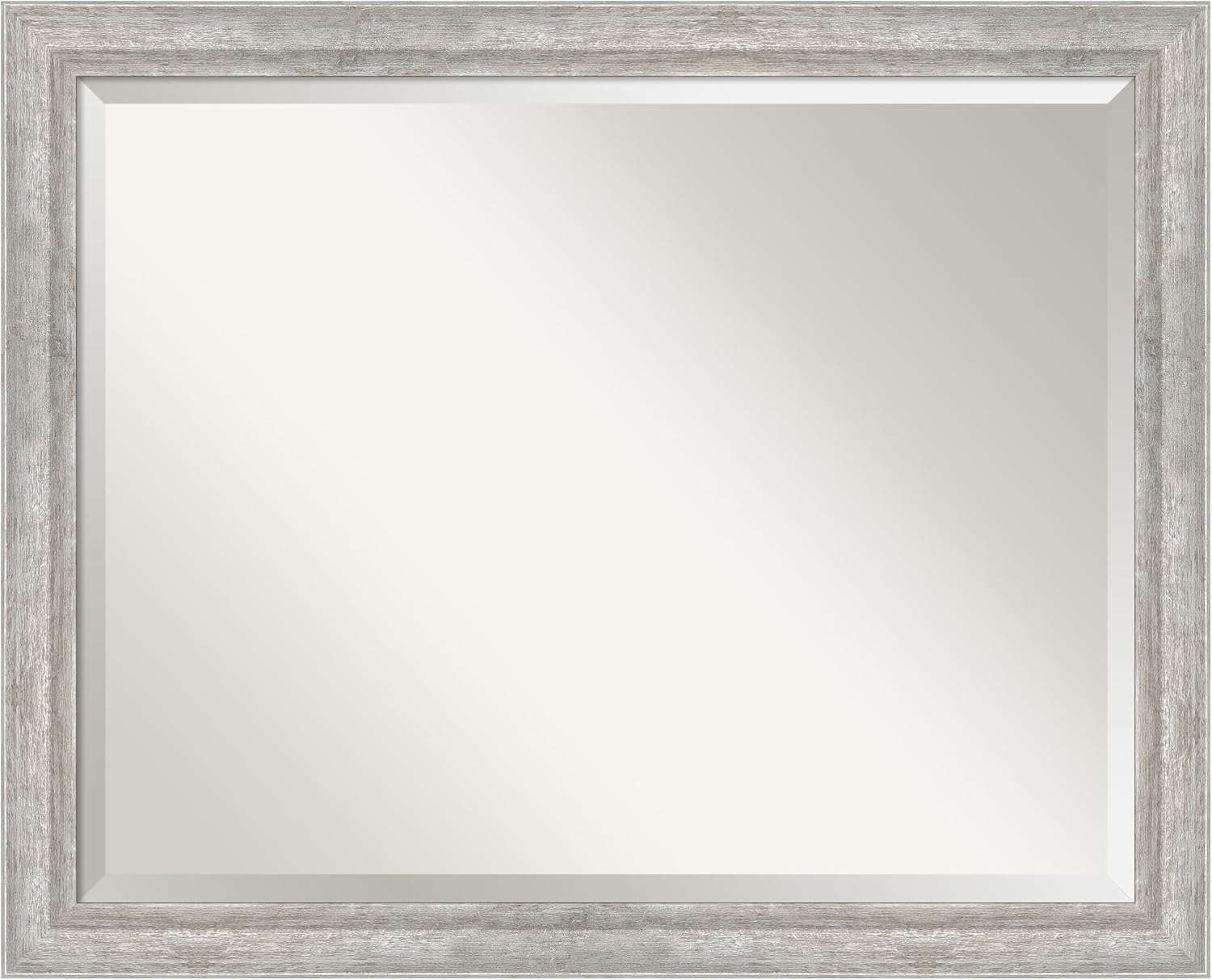 Amanti Art Bronze Bathroom Mirror for Over Sink, 27x21 Angled Bronze Rectangle Vanity Mirror, Medium Modern Contemporary Wood Frame, Hangs Horizonally and Vertically, Bathroom Wall Decor, Beveled Edge