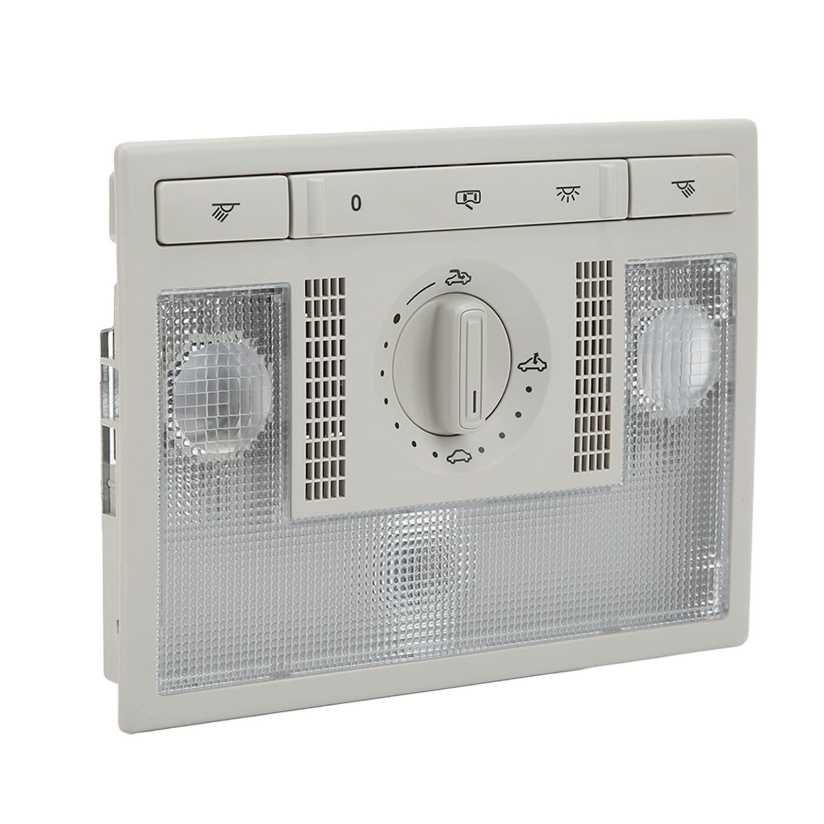 Luz de Lectura de Cúpula Gris 6q0959613a Reemplazo de Accesorios para Automóvil para el Asiento Altea Toledo Lámpara de Techo Interior Gris