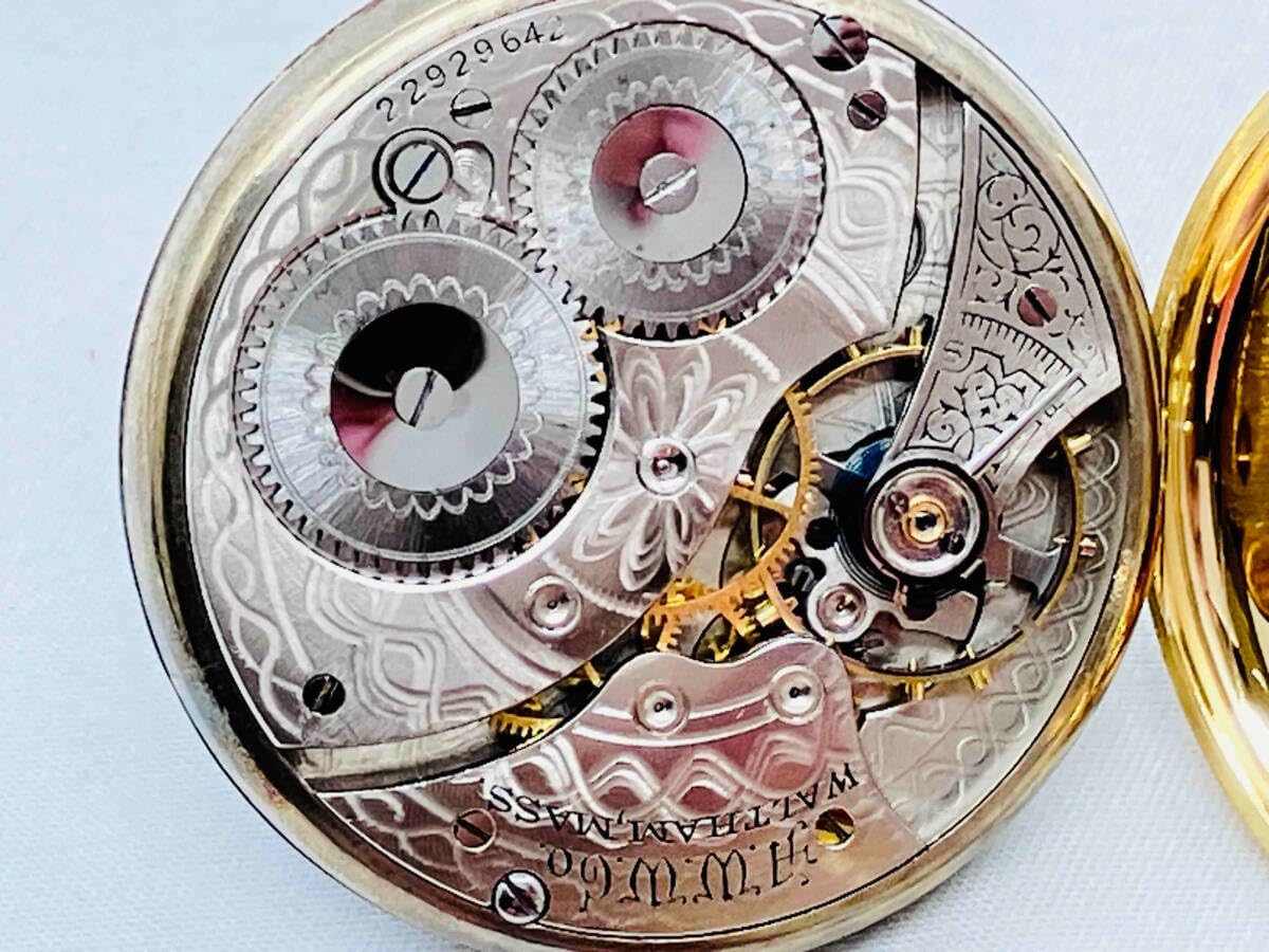 Amazon.co.jp: WALTHAM K18 ref.2292 1919頃製造 ウォルサム