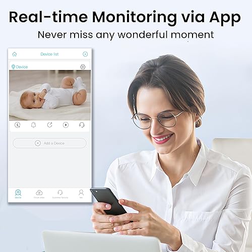 Miniatura 3 de javiscam Mini cámara, cámara de niñera HD 4K para el hogar con batería más larga, detección de movimiento, control de aplicaciones, almacenamiento