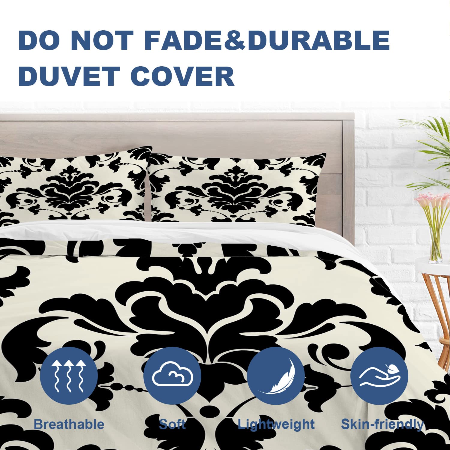 Amazon.com: Batmerry Antique Vintage King Size 3 Pieces