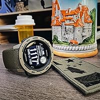 Vista 3 de Paquete de 3 bandas elásticas de nailon compatibles con Garmin Instinct/Instinct 2 Solar, 0.866 pulgadas, pulsera deportiva transpirable para Garmin