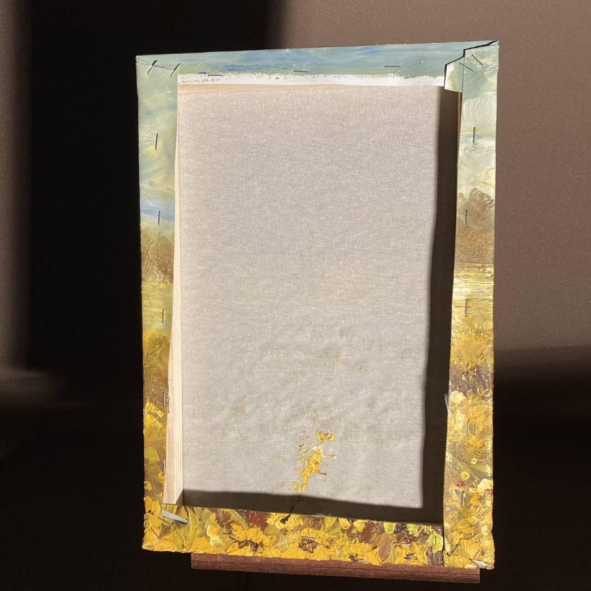 Amazon.co.jp: 手書き油絵 ゴッホ 菜の花畑 絵画 インテリア 置物 油彩