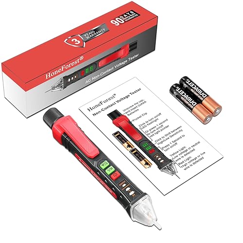 Miniatura 6 de Bolígrafo probador de voltaje sin contacto, probador eficiente de cable vivocaliente, probador eléctrico fácil de usar, detector de voltaje sin