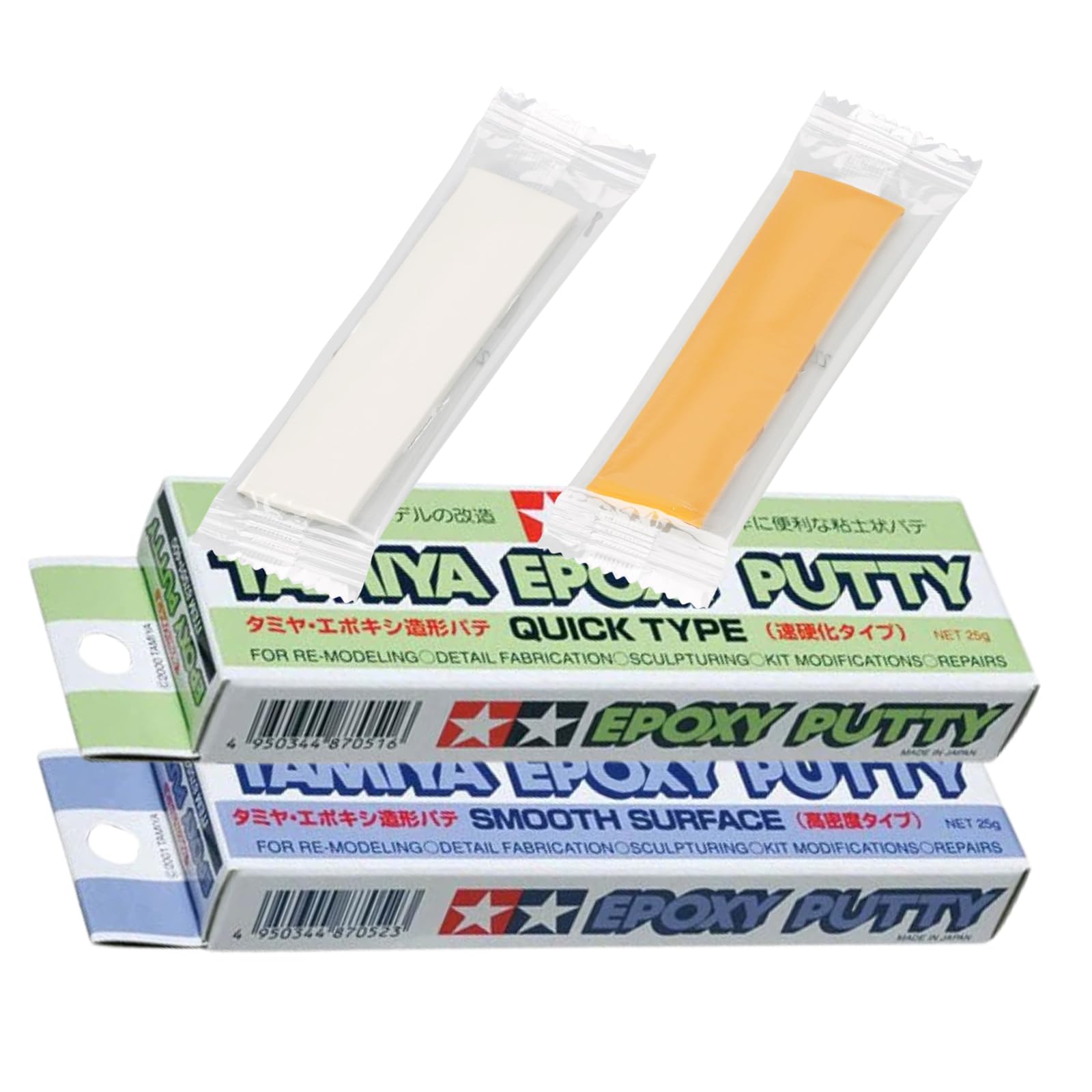 Amazon.co.jp: タミヤ エポキシ造形パテセット（速硬化タイプ＋高密度