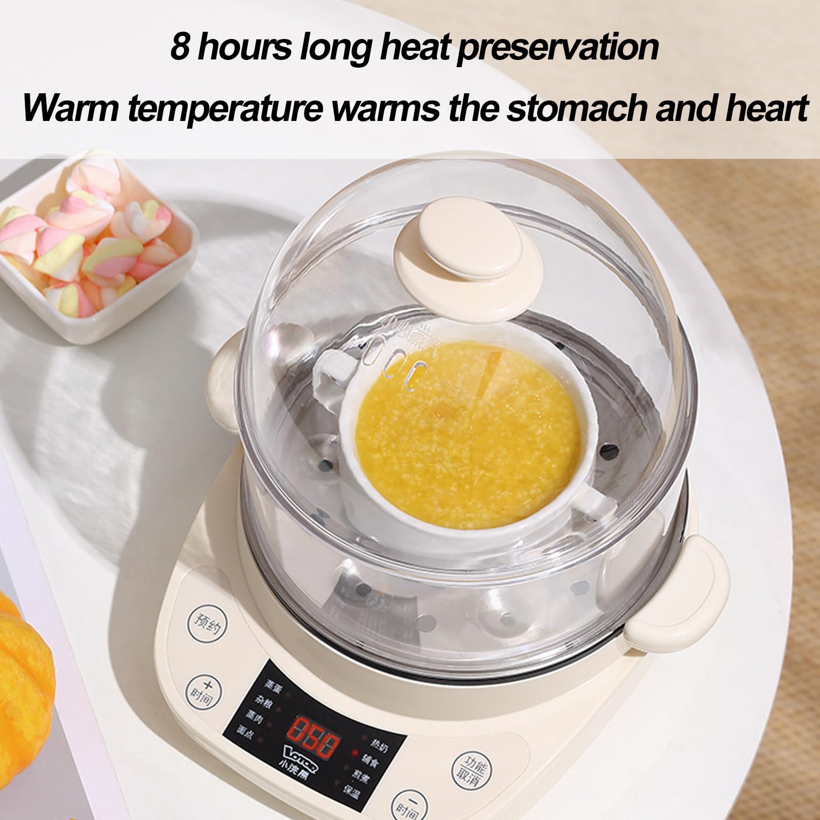 Amazon｜この卵調理器は、卵が 6 個入る十分な容量を備えており、少