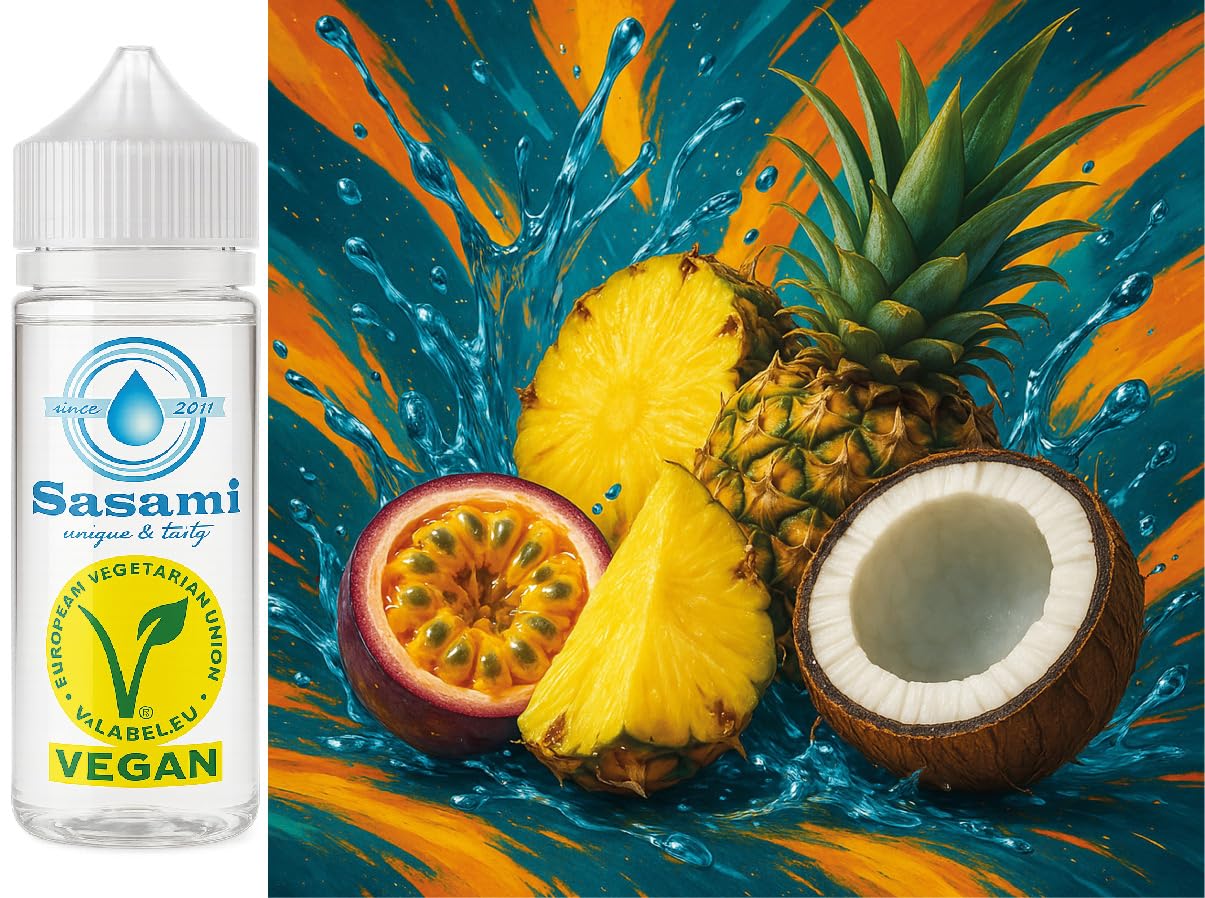 Island Élan - Maracuja-Ananas-Kokosnuss Aroma Konzentrat - Vegan - Sasami - 100ml