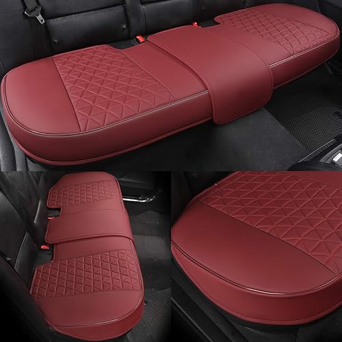 Miniatura 48 de Black Panther - Funda de lujo para base de asiento delantero de coche en cuero sintético, compatible con 90% de vehículos B-Front-Gris