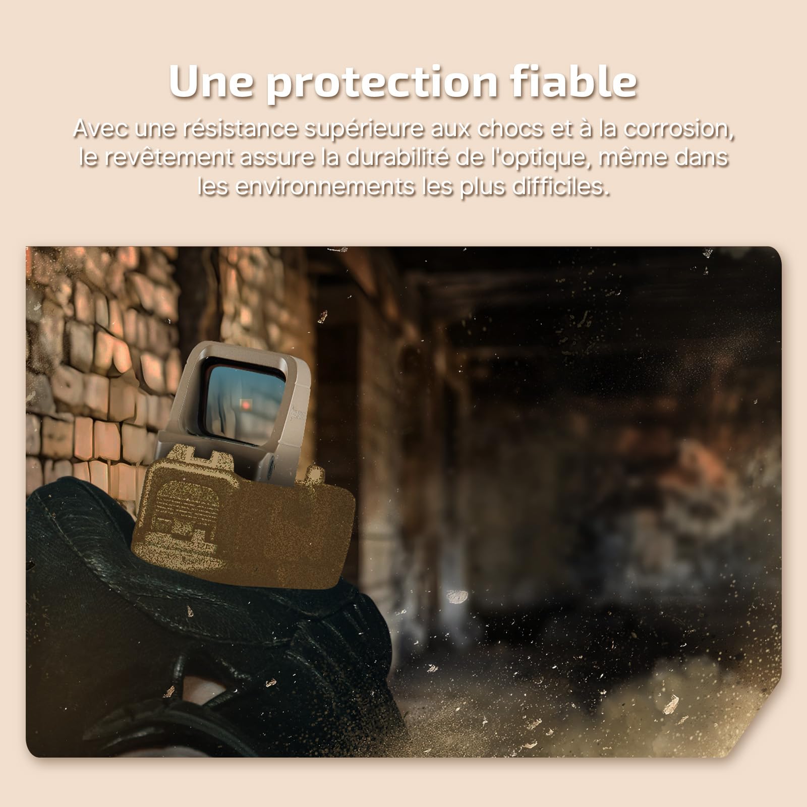 OLIGHT Osight Visée Réflexe IPX6 USB-C Rechargeable à Trois Modes Est Une Aide à La Visée Légère pour Les Armes Longues Et Courtes Utilisées pour La Chasse