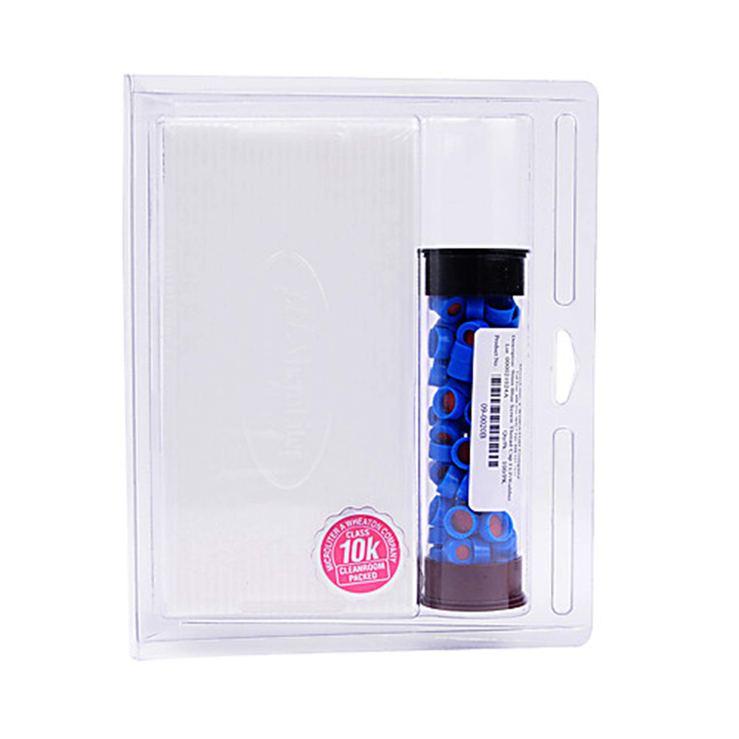 Flacons transparents anti-contamination avec septa PTFE/Silicone bouchon 9mm - 2