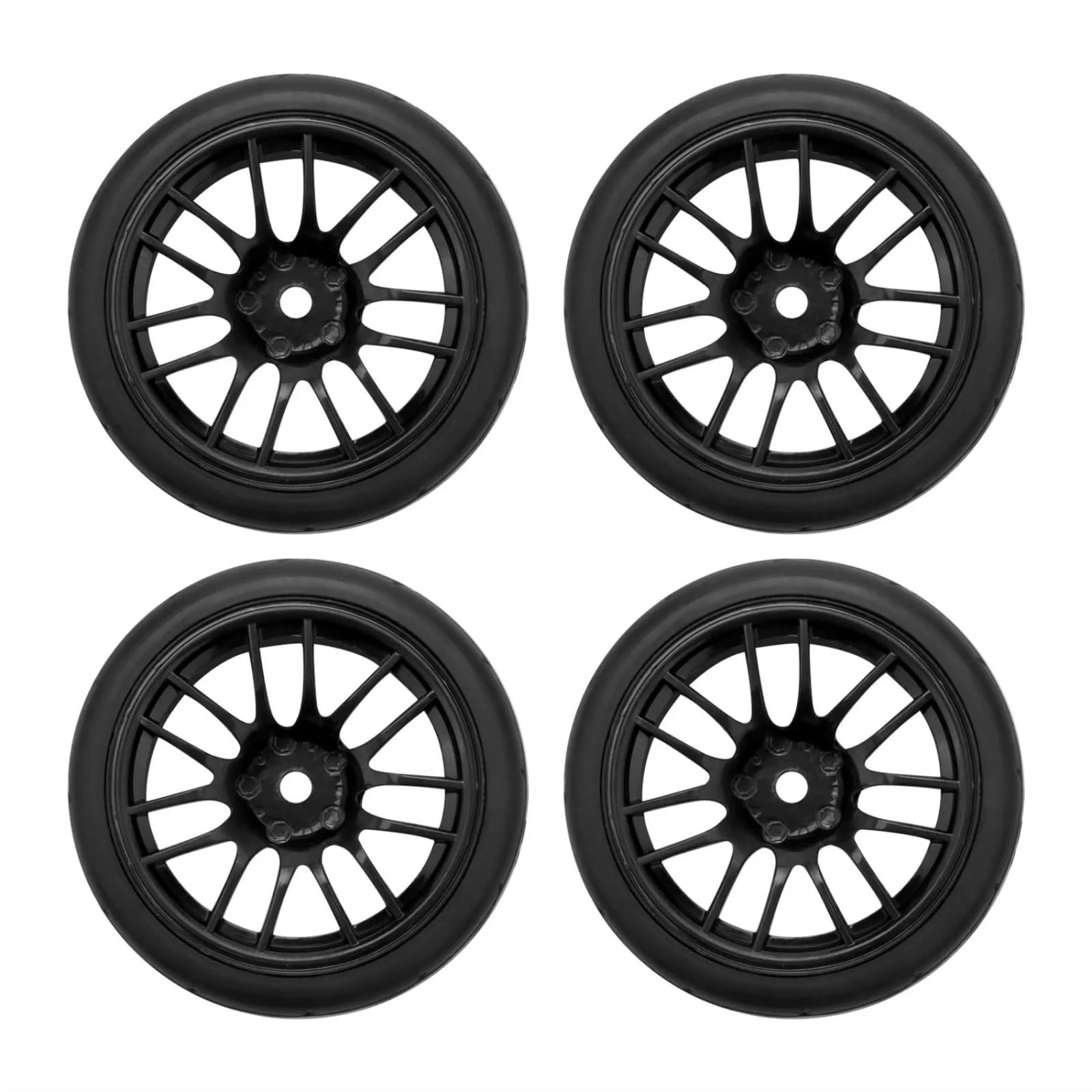 para Racing 9068-6081 1/10 4 Uds Neumáticos Llanta Goma En Carretera Pieza Coche RC Accesorio Modelo Reemplazo Modificado Actualización RC Rueda Neumáticos
