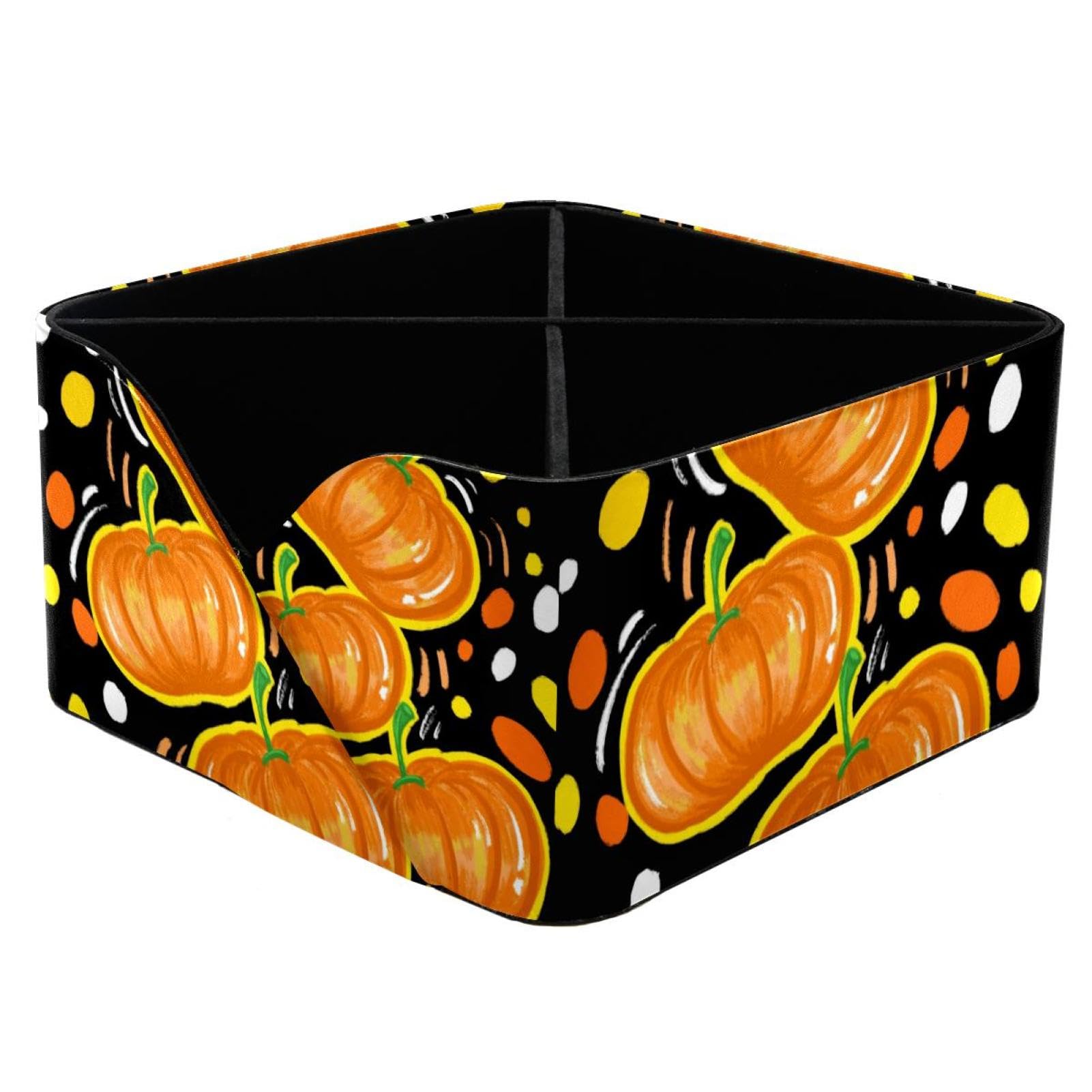 Boîte de rangement citrouille pour organiser les cosmétiques sur la coiffeuse