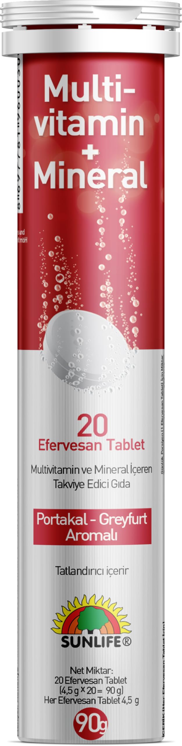 Sunlife Multivitamin + Mineral + Ginseng Takviye