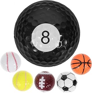 Toddmomy 1 Set golf balls synthetic rubber exercise supply golf hitting ball golfing ball golf practicing balls all plastic balls golf training ball boxed Accessories