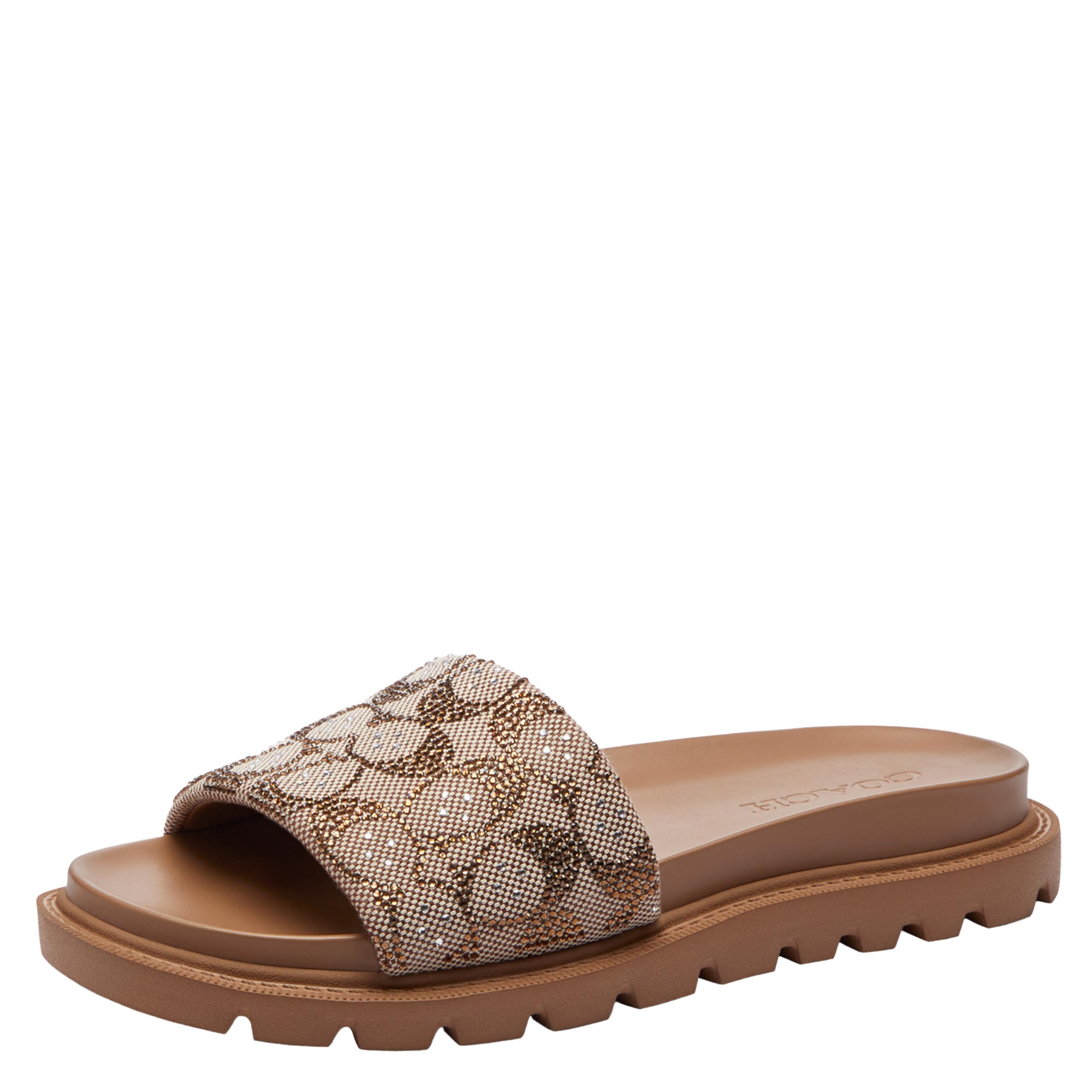 COACH womens Brynn Slide Sandal