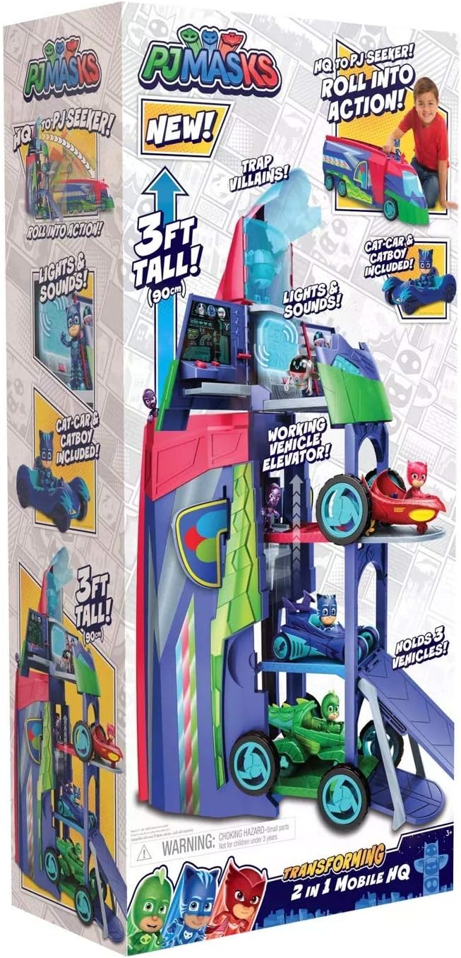 PJ Masks 2 in 1 Transforming Mobile HQ